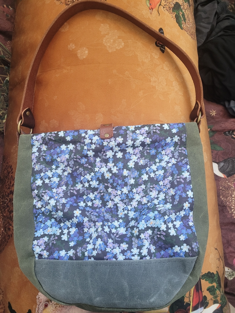 Charming Waxed Canvas Shoulder Bag By Ragmaw Design House